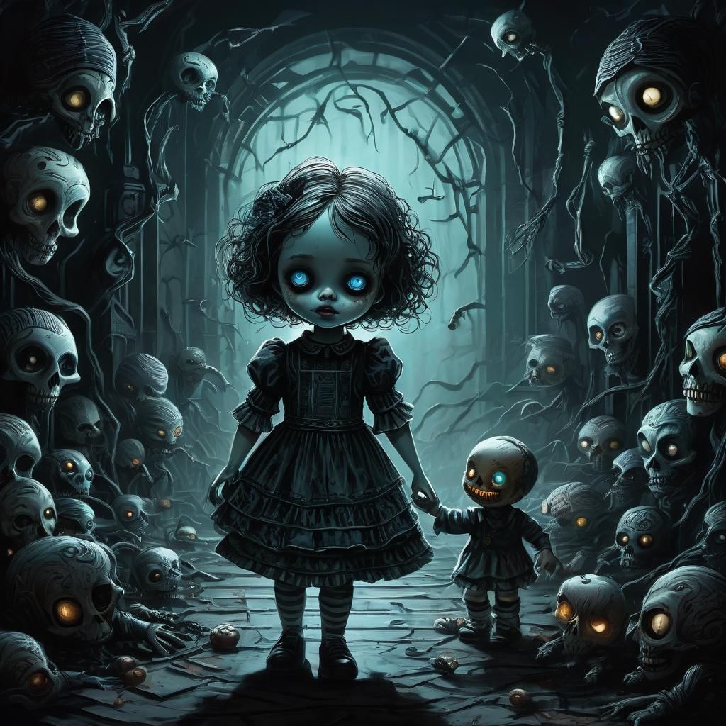 When you play with cursed dolls...  by @Sybil Thorn