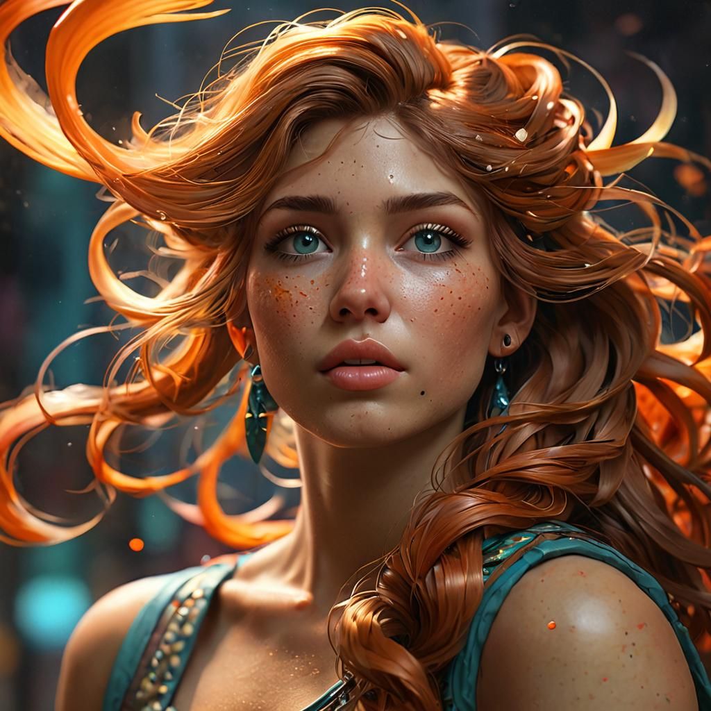Hyperrealistic, splash art, concept art, mid shot, intricate...
