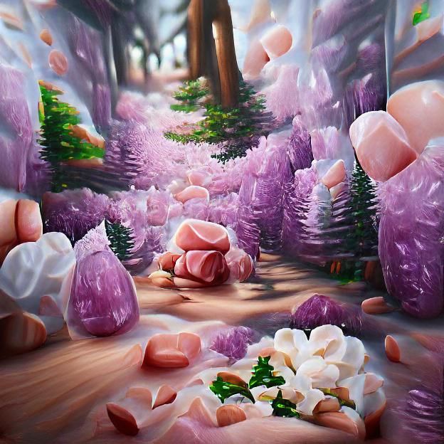 The Rose Quartz Forest