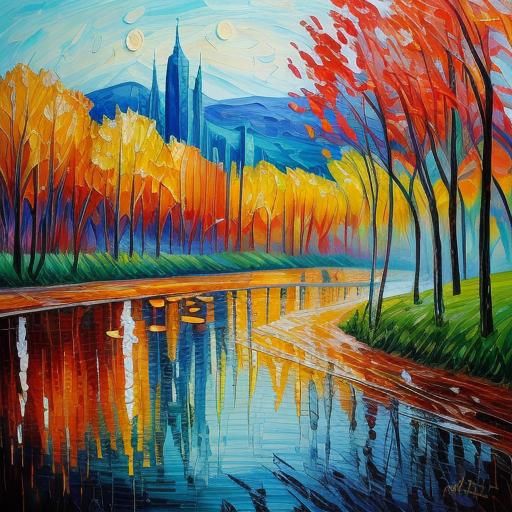 Mental Health: Expressionist Oil Painting in Impasto Style