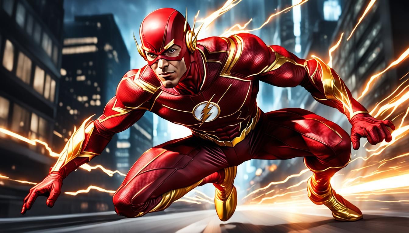 DC hero Flash, The Speedster - AI Generated Artwork - NightCafe Creator