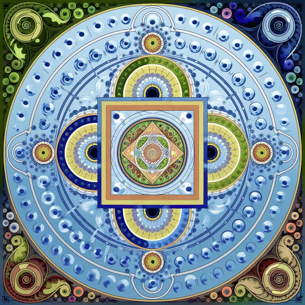 Sacred geometrical pattern