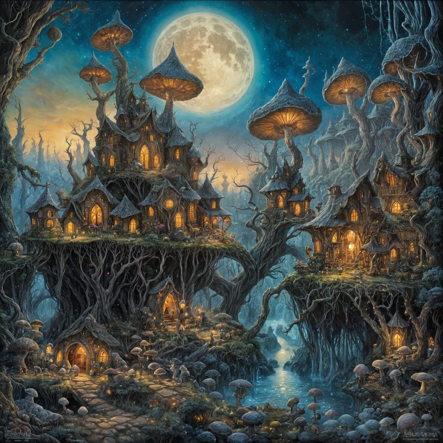 Moonlit Fantasy  by @Ravenwood119