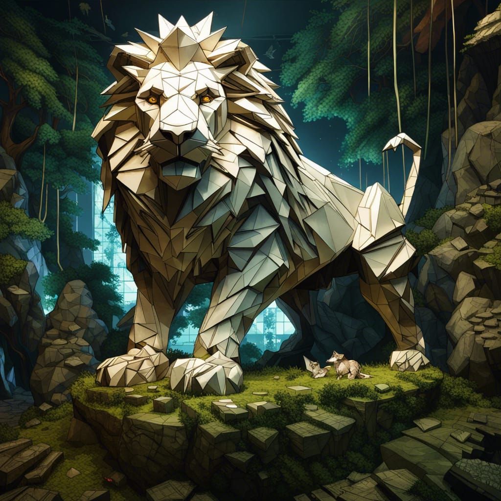 King of the origami jungle  by @Mike Ritchie