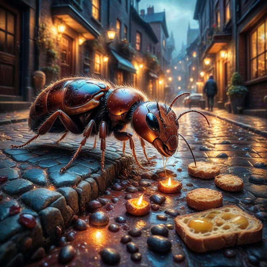 Ant's Breadcrumb Conquest! 🐜🍞