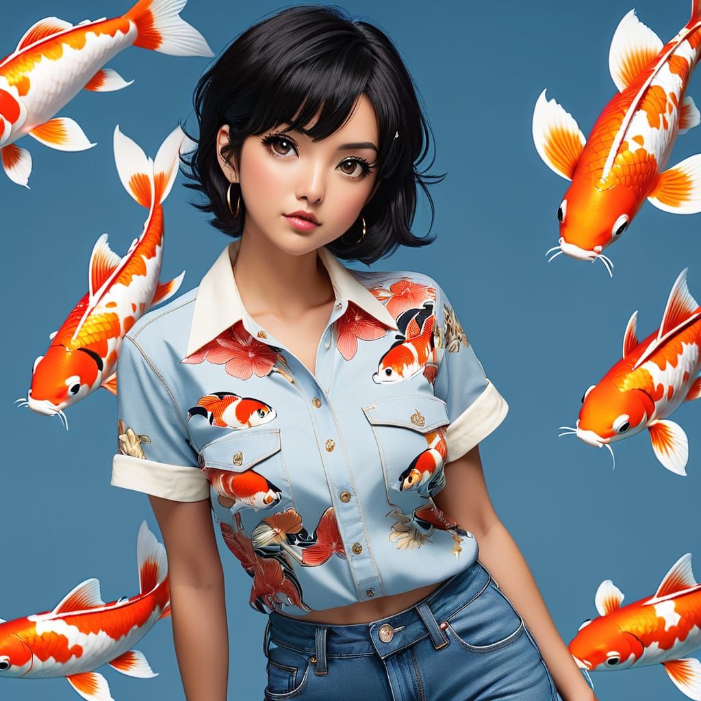 Koi fish theme