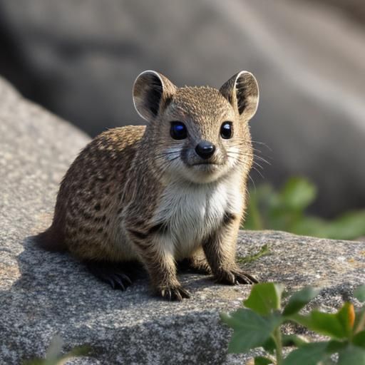 little baby rock hyrax