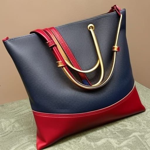 A handpainted handbag by anushka