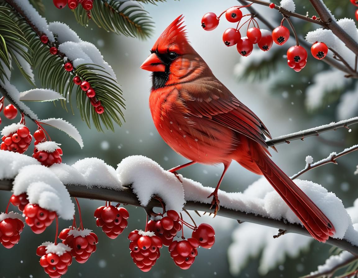 CARDINAL SEASON - AI Generated Artwork - NightCafe Creator