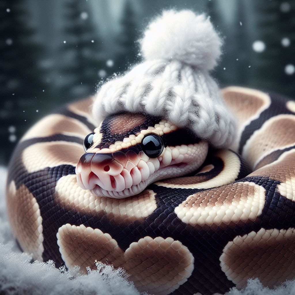 Snake Snow Hat