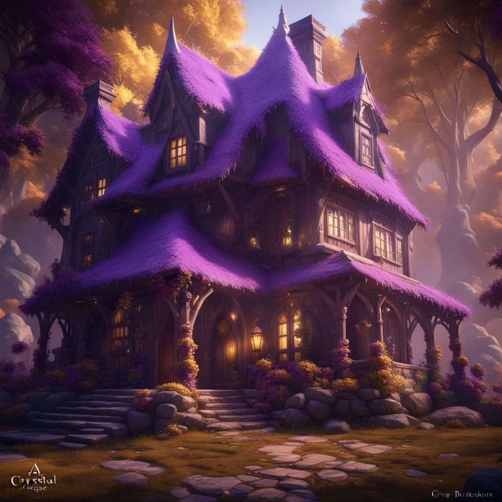 A crystal cottage.