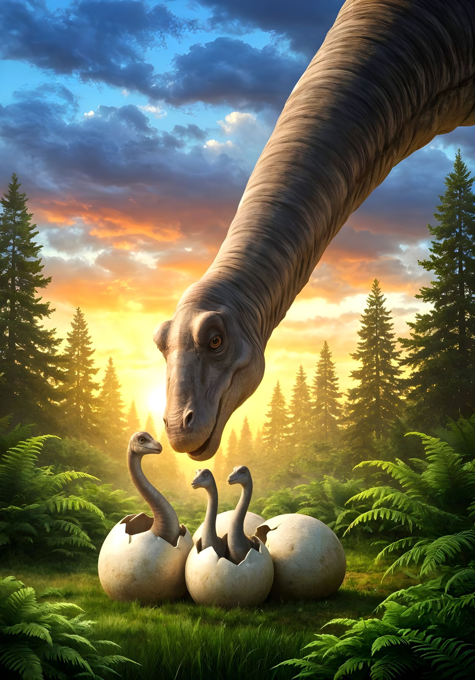 Hatching Dinos in Jurassic Period  by @Good_Vibes_Only