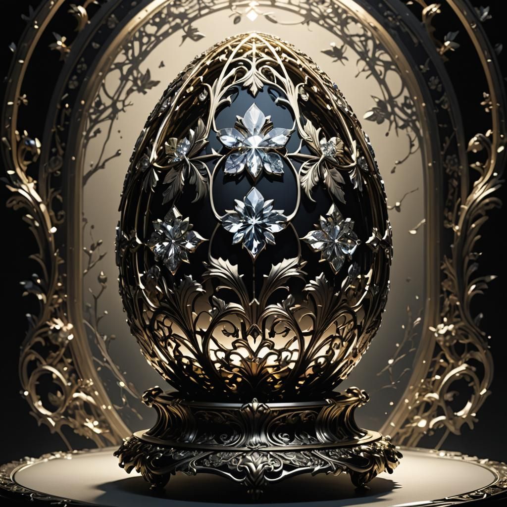 Gothic Easter Egg - AI Generated Artwork - NightCafe Creator