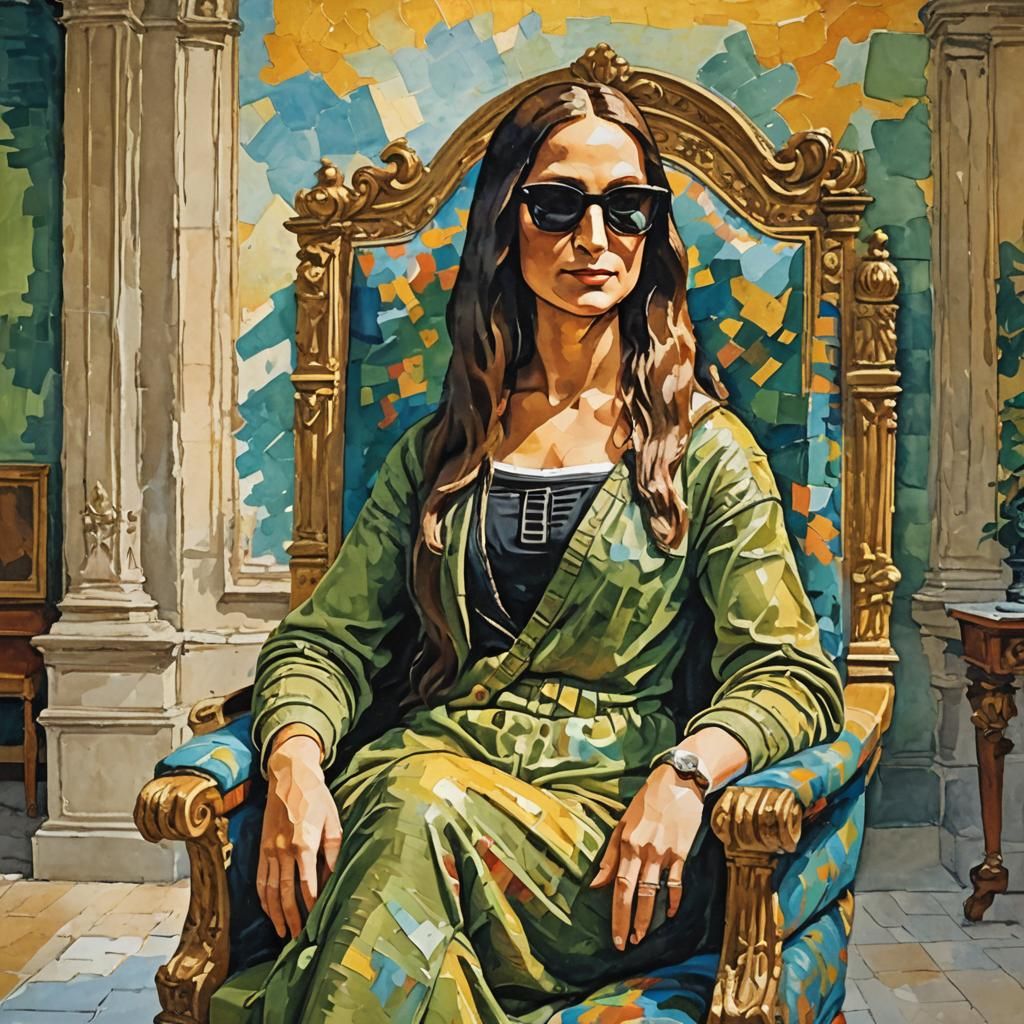 The "Mona Lisa" with sunglasses