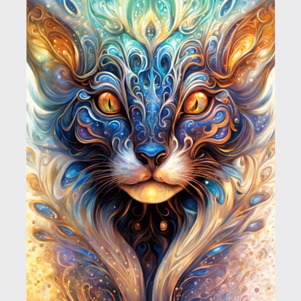 Cosmic Kitty - AI Generated Artwork - NightCafe Creator