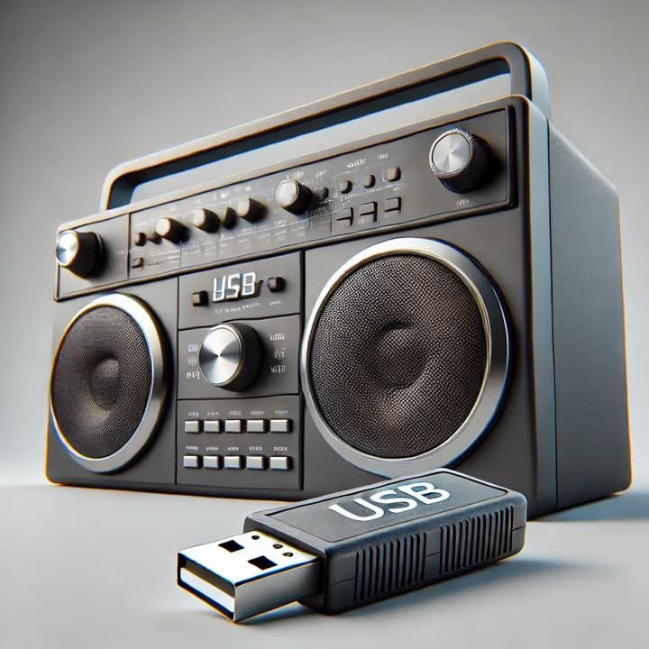 USB system plays hours of ur fav jams!