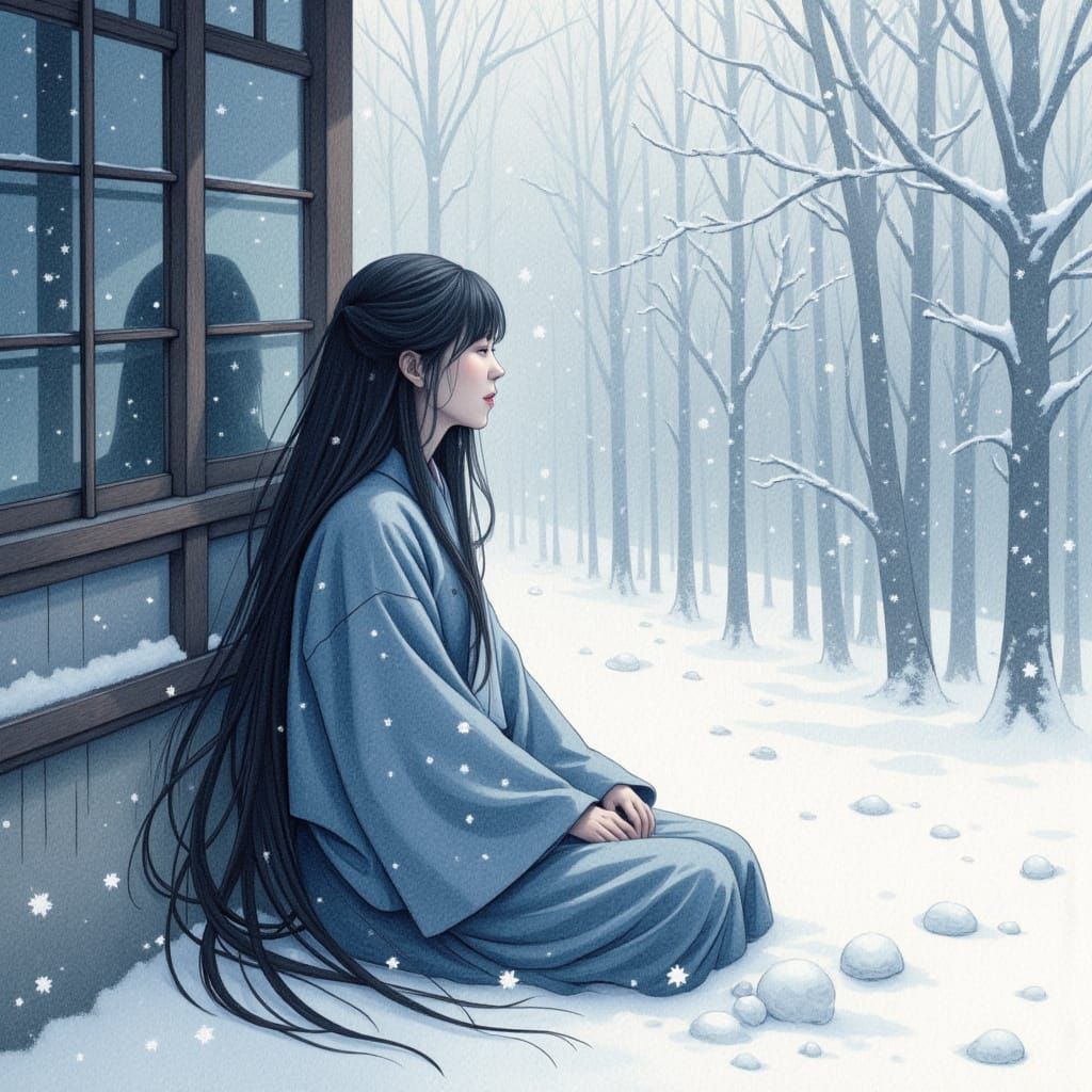 Winter's Isolation  by @DragonArt