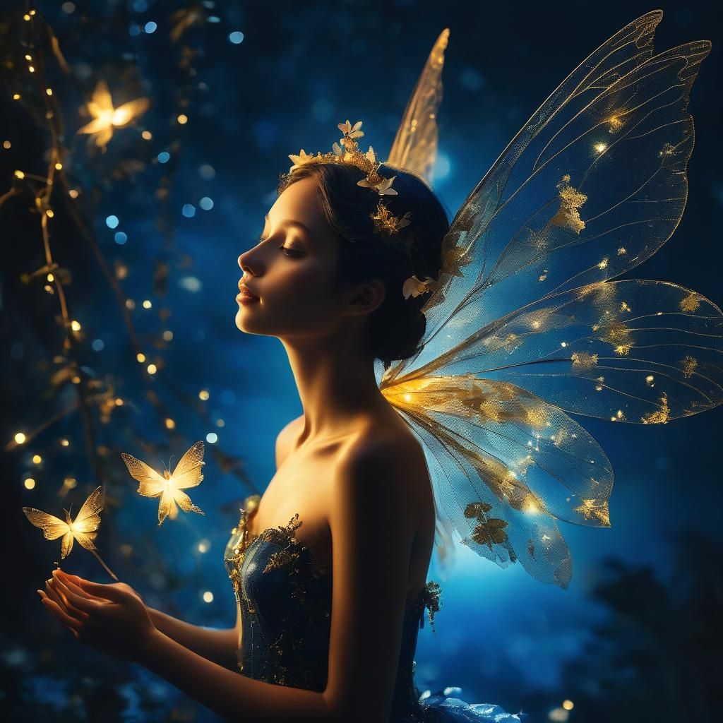 Golden butterflies   by @Morning Dawn