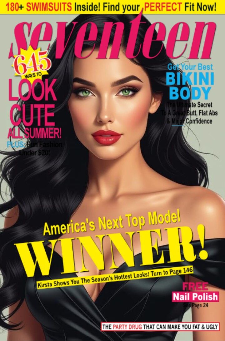 SEVENTEEN MAGAZINE COVER.