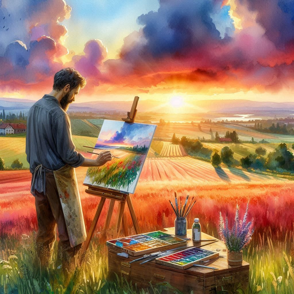 Painting the painter