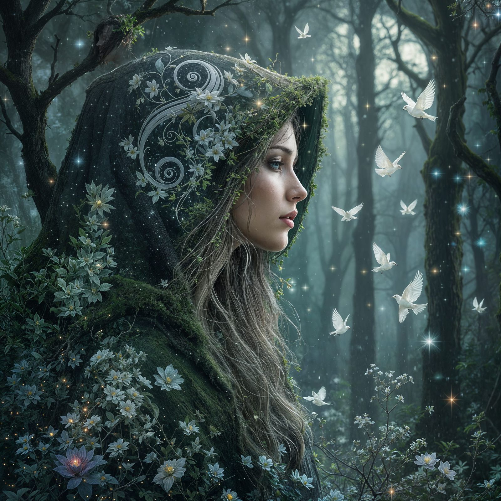 Contemplation  by @NeuralKnightness