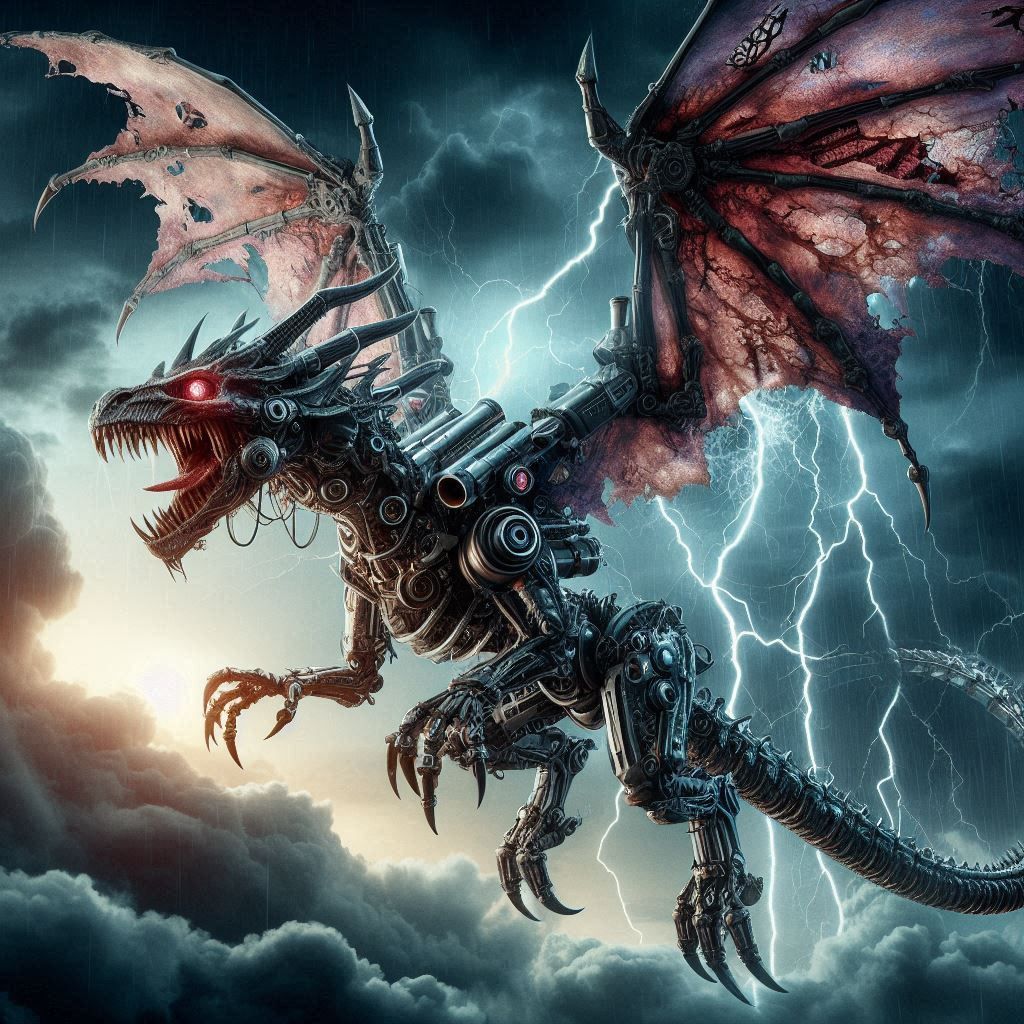 Terror Dragon zombie cyborg