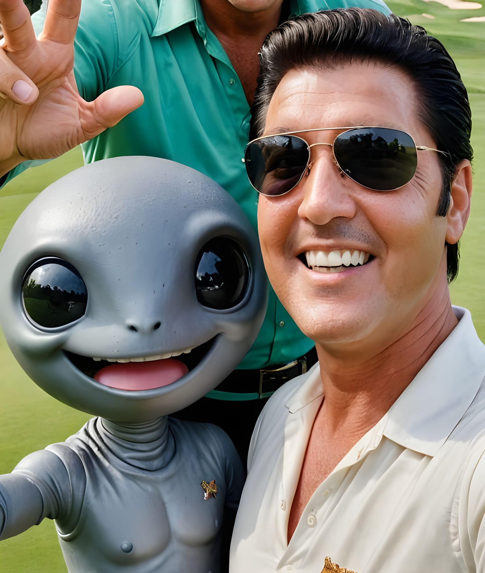 Elvis and his friends are back! (Cue Ray Stevens: "I Saw Elvis In A UFO")