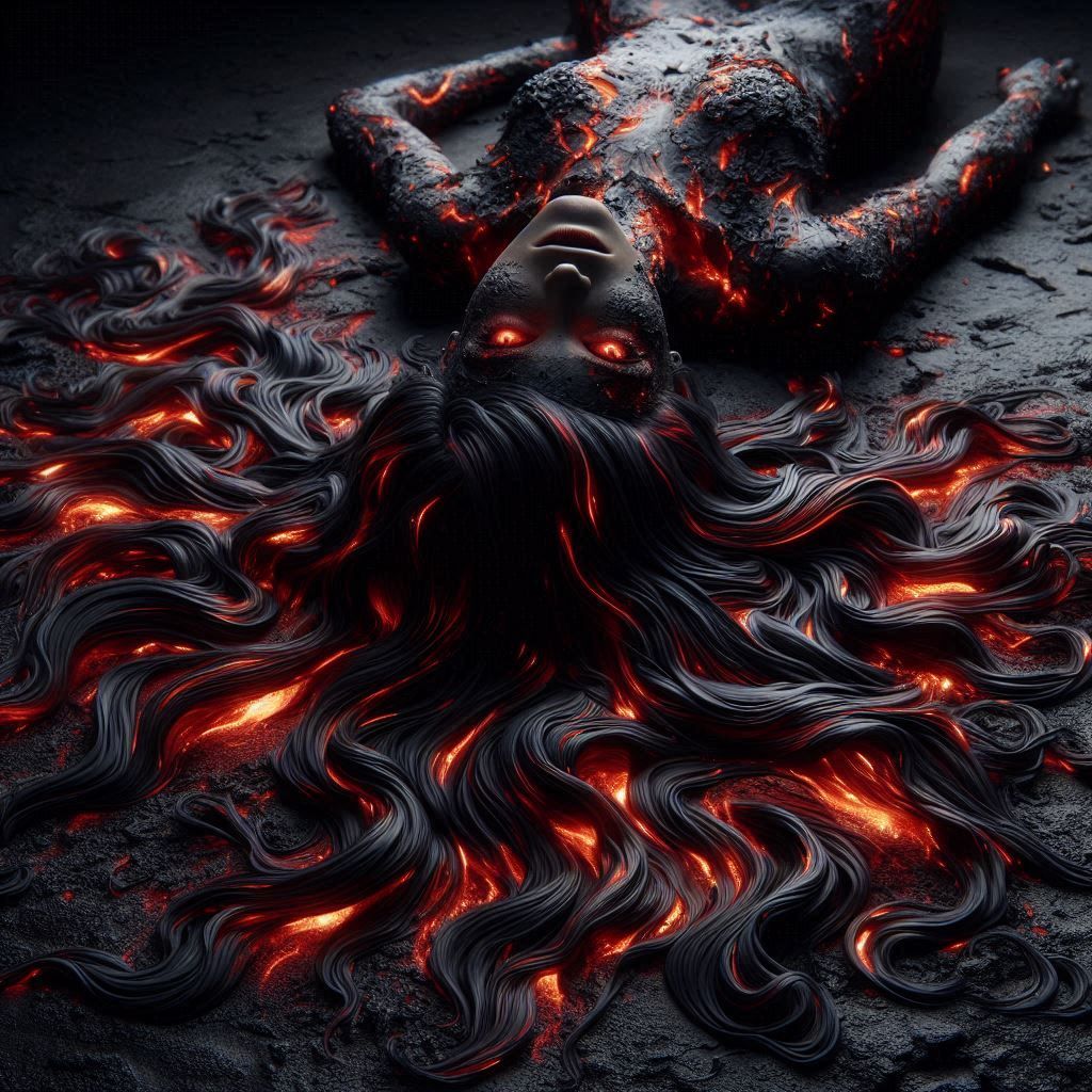 Lava-girl  by @StudioLalaArt