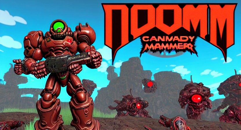 Doom Slayer on Char