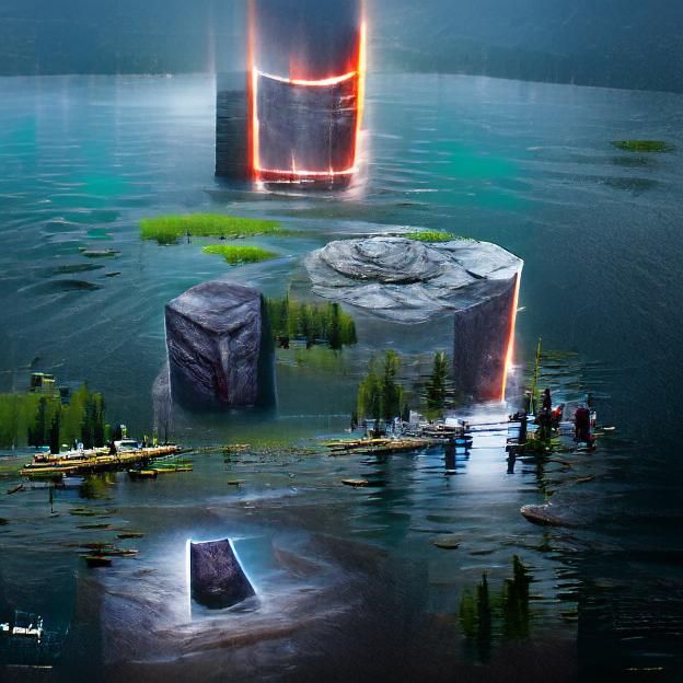 Neon Monolith