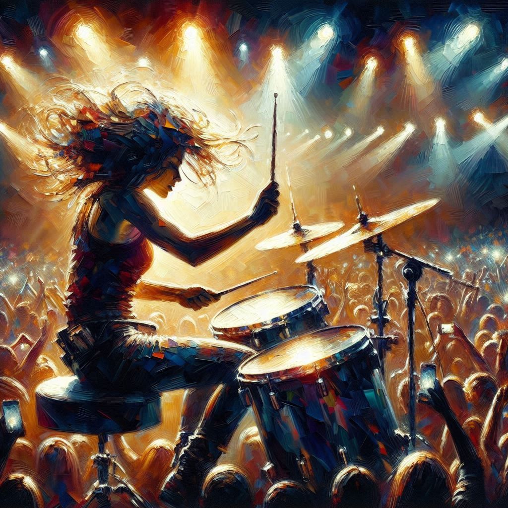 Drummer in the Crowd