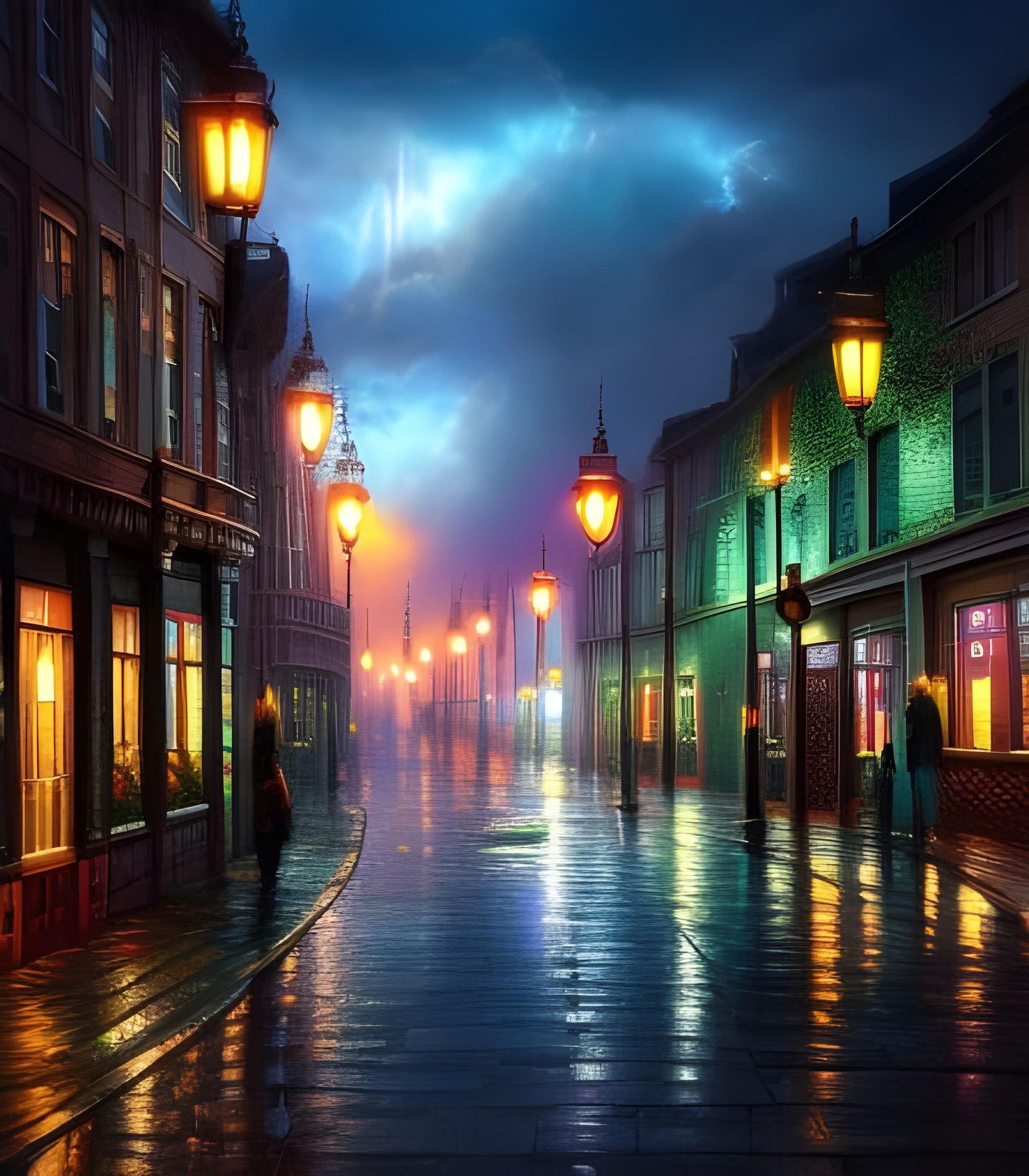 electric skies   by @shooflower