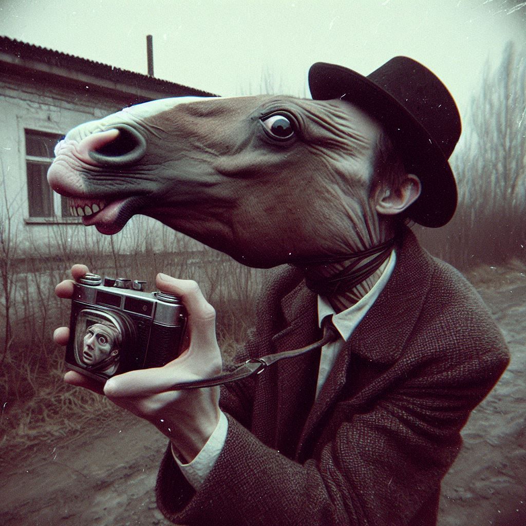 This Horse Loves to Trap People inside His Camera