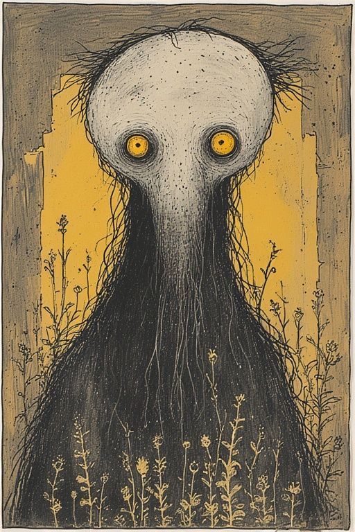 Surreal Straw creature