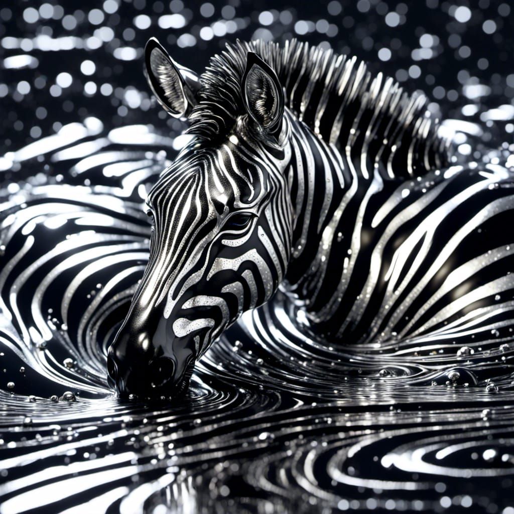 Mercury Metal Zebra  by @Sapphire