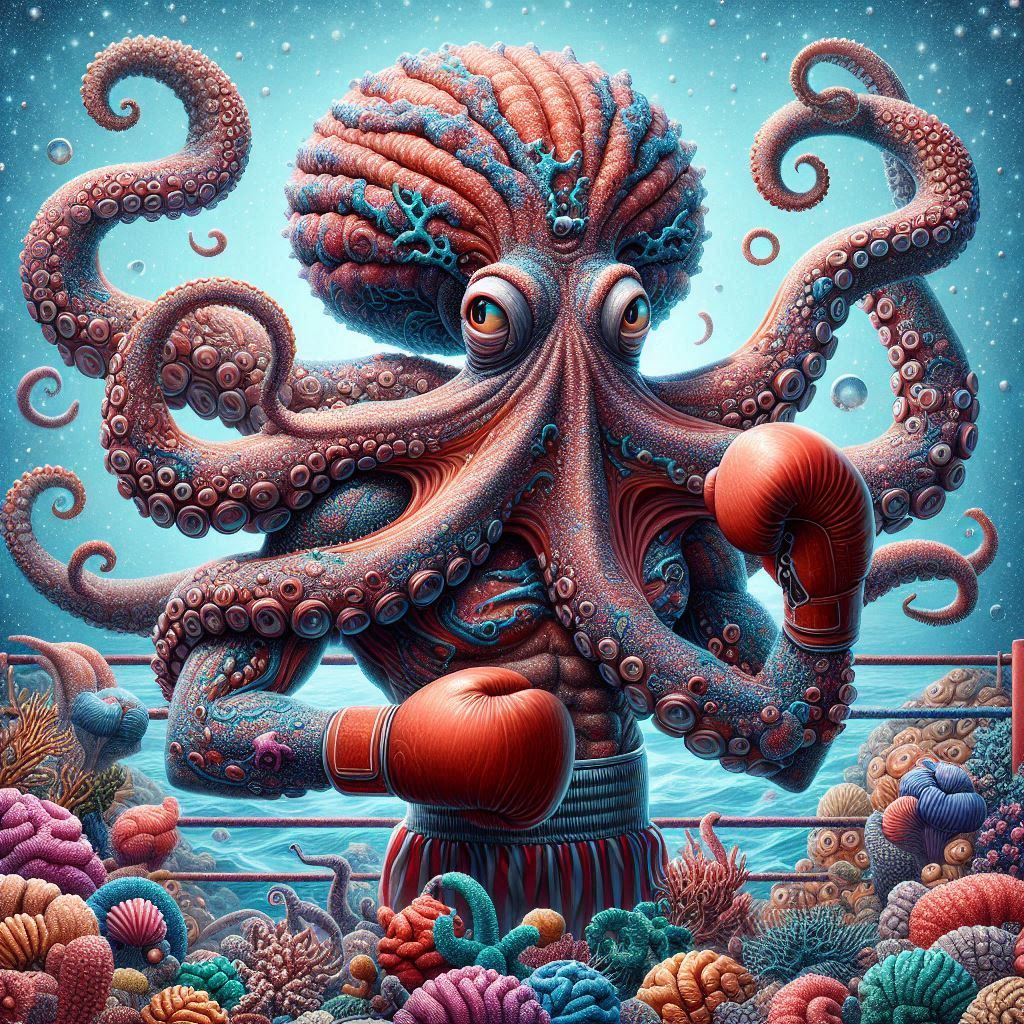 Bizzarw underwater Boxing