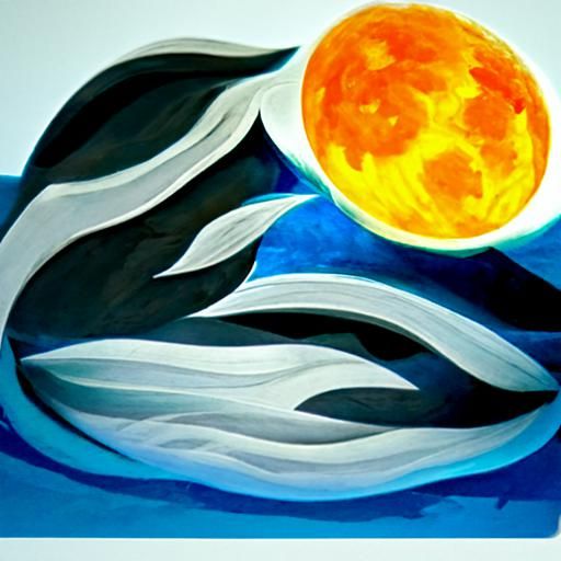 Merging of sun and moon