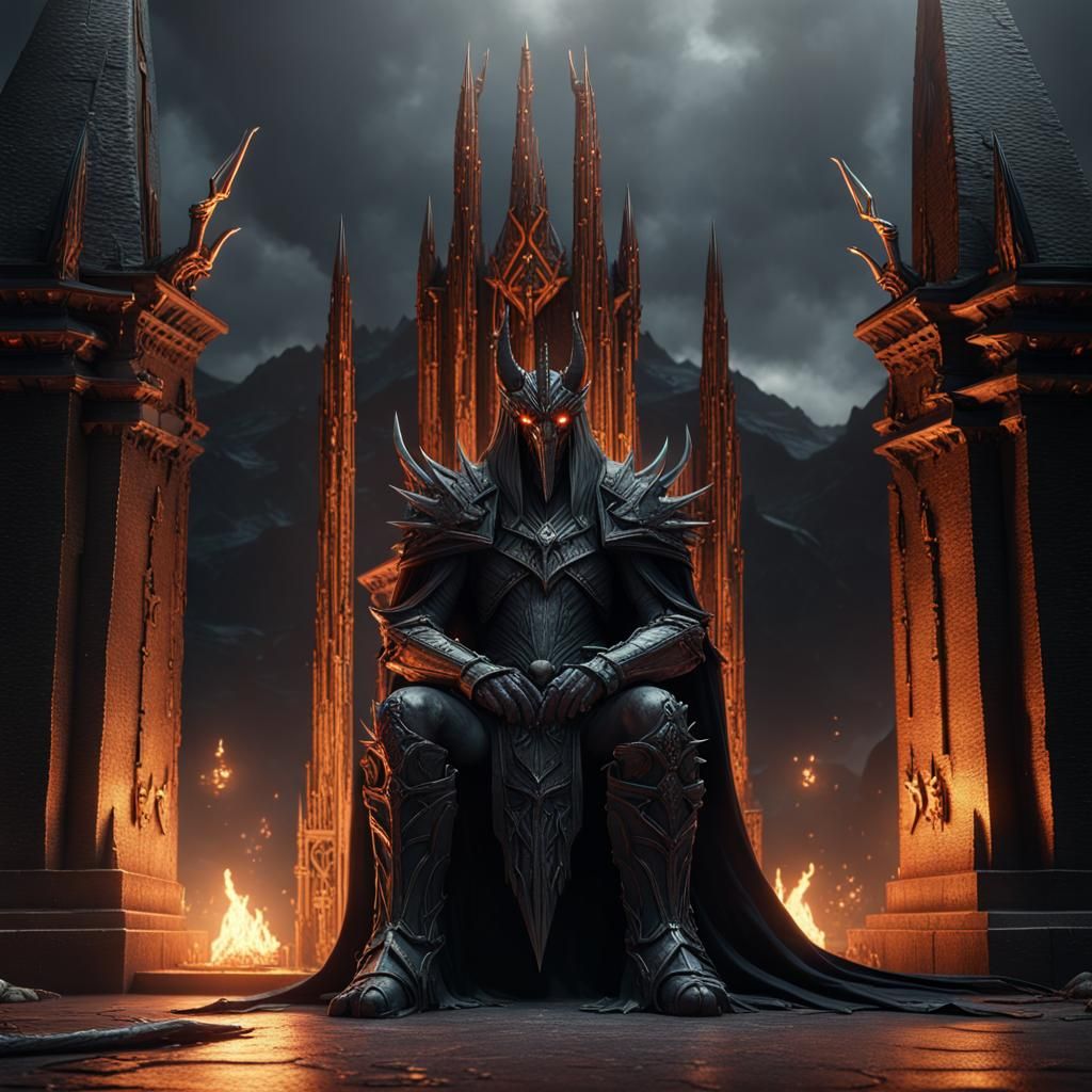 The Dark Lord Sauron - AI Generated Artwork - NightCafe Creator