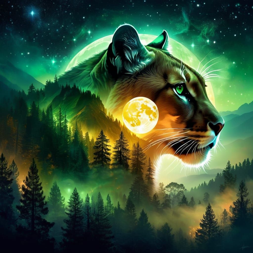 Mountain Lion Silhouette #2