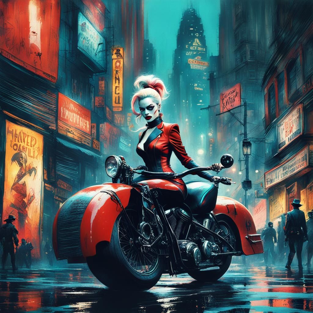 harley quinn  by @so