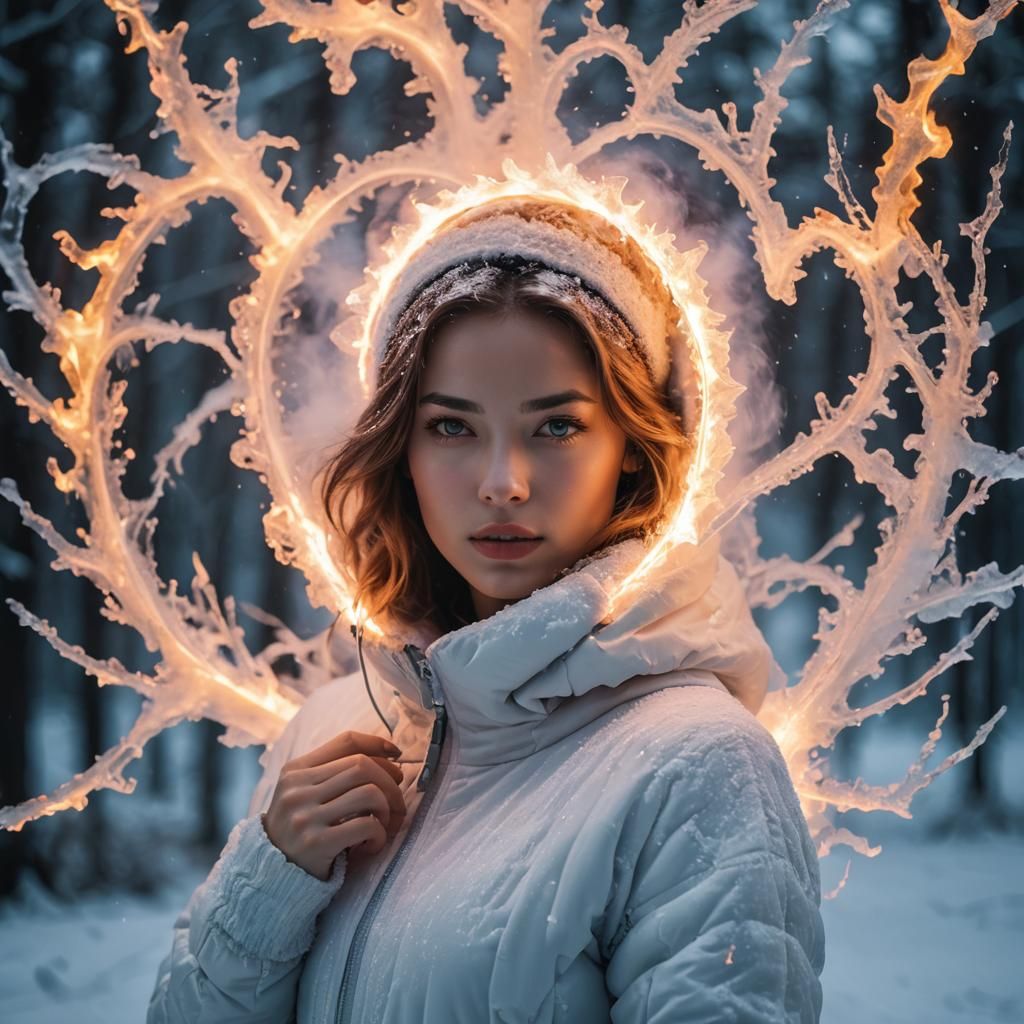 A cold light   by @BlazingLazers