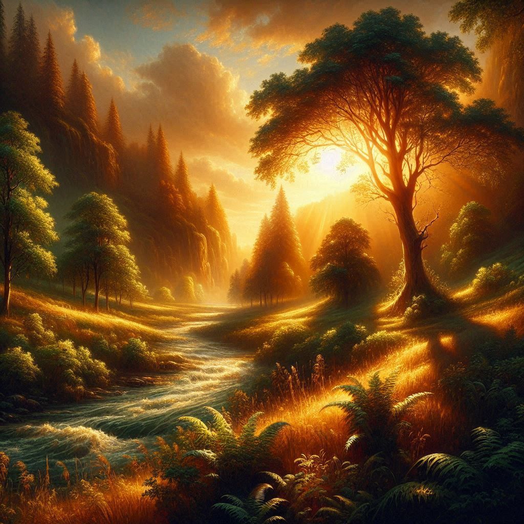 From Dawn to Dusk, the river runs