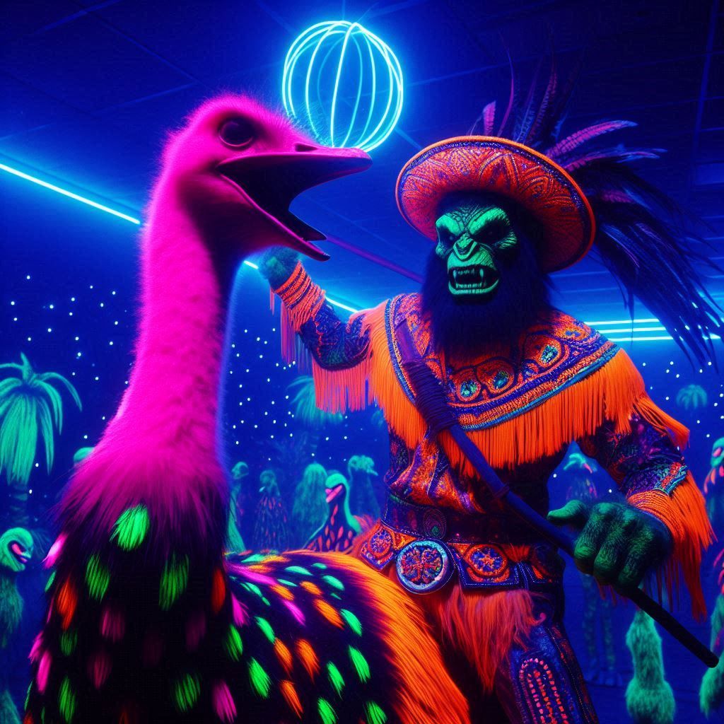 trippy 60s gogo decor