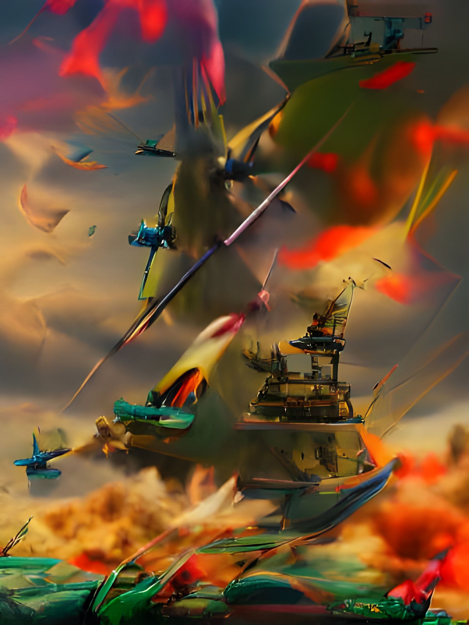 "Animation Sea battle midway” (Modified Iteration) (original artist is @Virgil or Virgil-T)