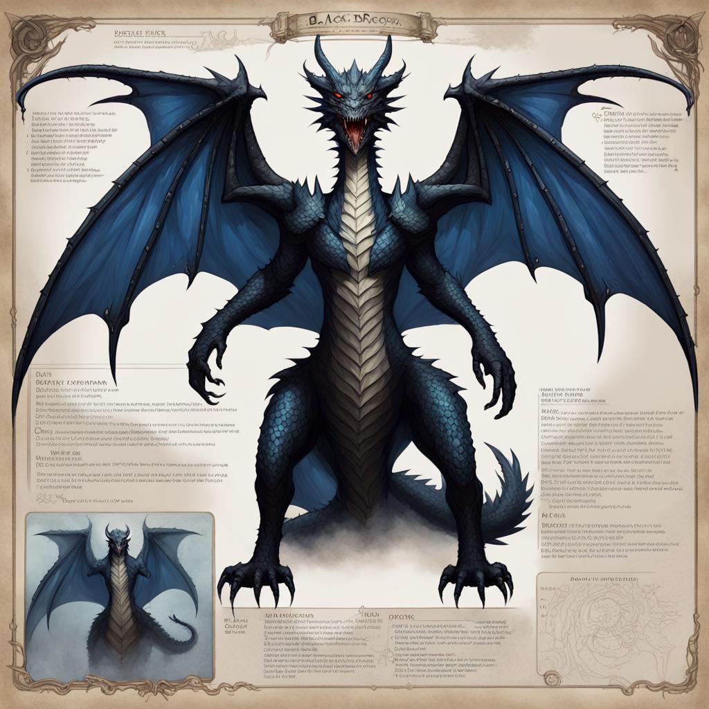 Hyperdetailed realistic character sheet and concept art of D...
