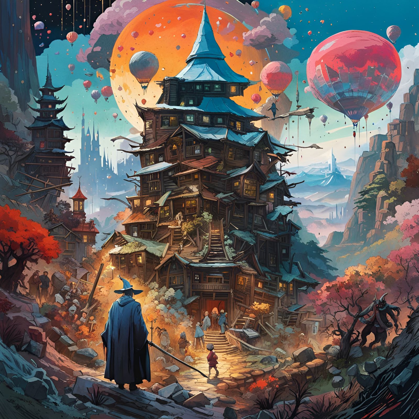 The Wizard Hall  by @BeyondImagination