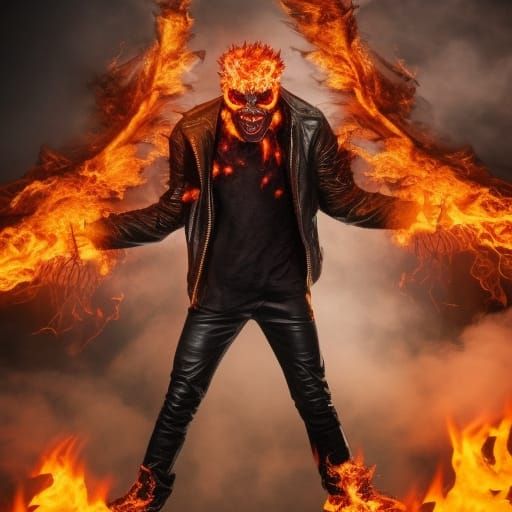A fist full Of Flames