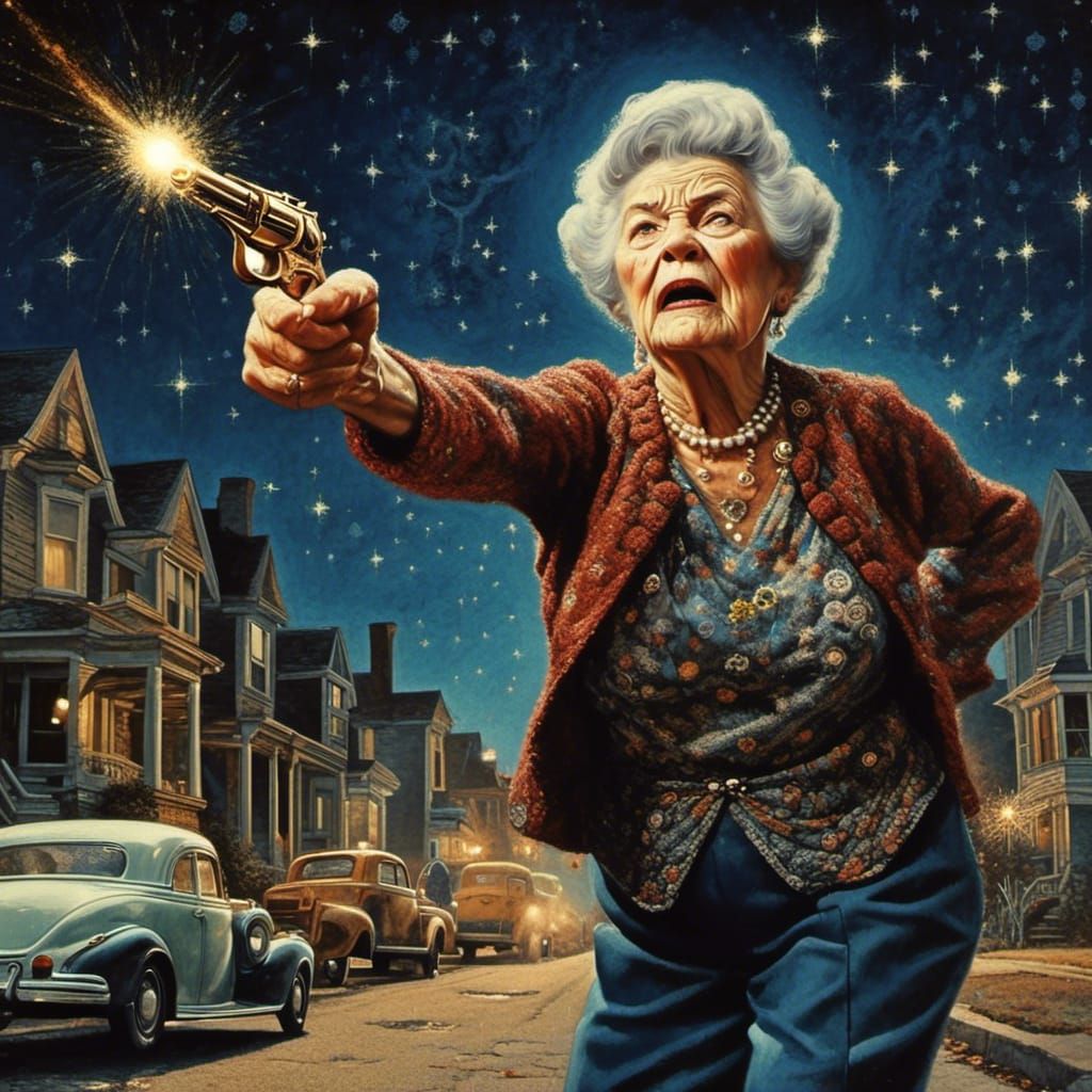 (angry suburban octogenarian woman-shaped constellation made up of stars and fragments of the Milky Way: 1.1) <lora:Kibo:1.0> "angry suburb...