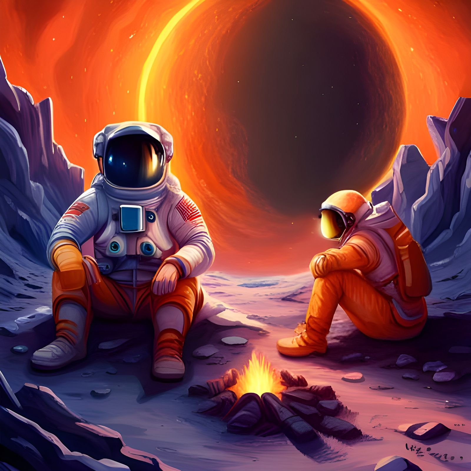 Short rest before carrying on the mission  by @Ur-only-friend-the-Andy