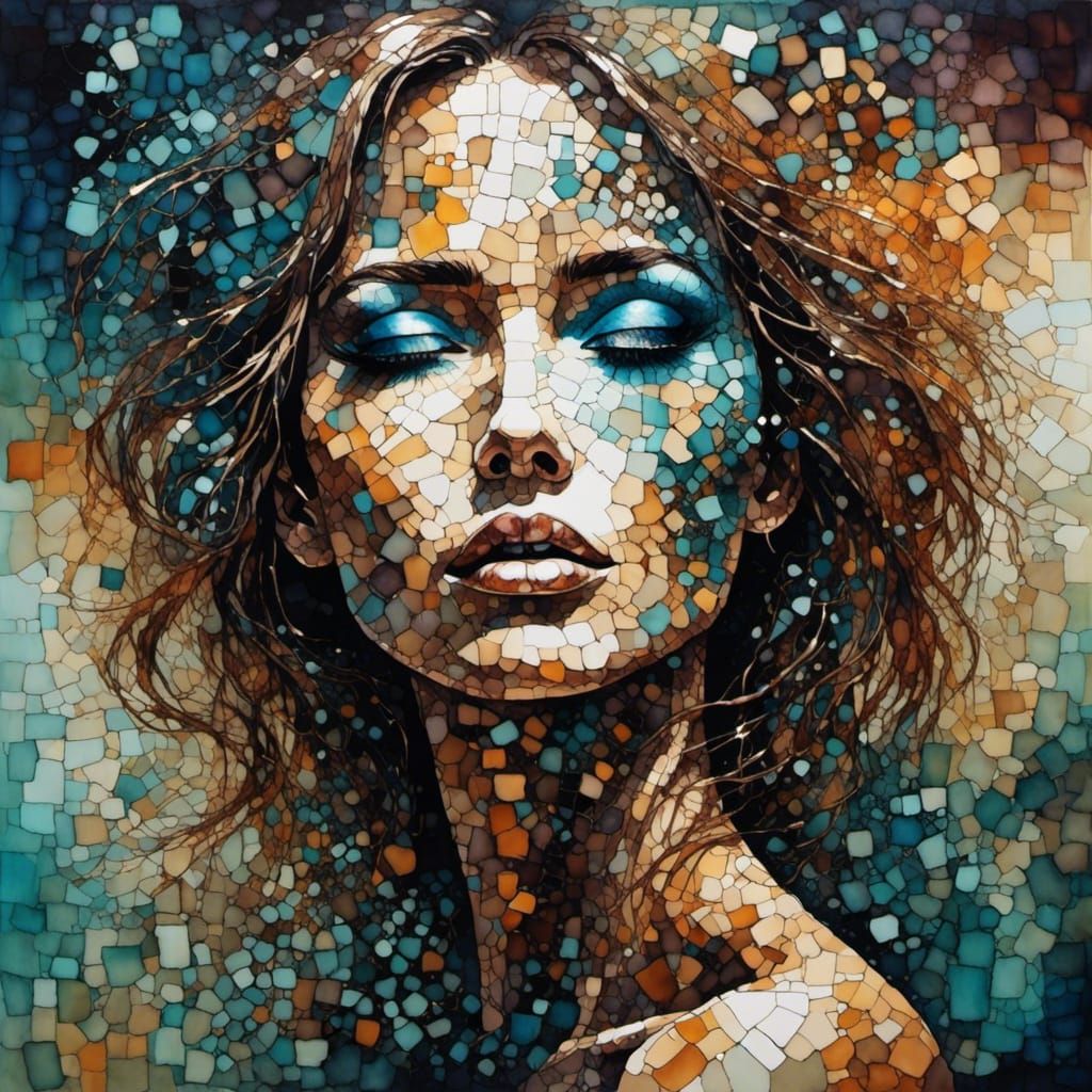 Mosaic Woman I